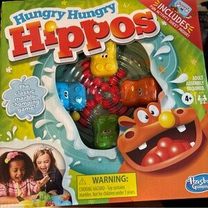 Hasbro Hungry Hungry Hippos Game - Multicolor